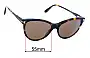 Sunglass Fix Ersatzgläser für Tom Ford TF5772-B - 55mm Wide 