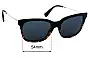 Sunglass Fix Replacement Lenses for Valentino VA2011  - 54mm Wide 
