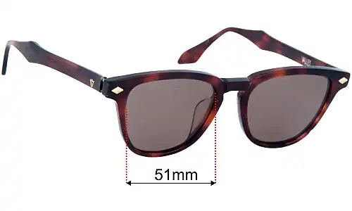 Valley Tempest Replacement Lenses 51mm wide 