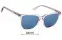 Sunglass Fix Replacement Lenses for Vamaro V1002 - 53mm Wide 