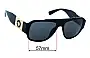 Sunglass Fix Lentes de Repuesto para Versace MOD 4436-U - 57mm Wide 