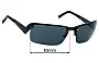 Sunglass Fix Lentes de Repuesto para Dolce & Gabbana D&G2080 - 63mm Wide 