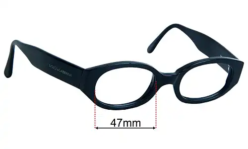 Dolce & Gabbana DG522S Replacement Lenses 47mm wide 