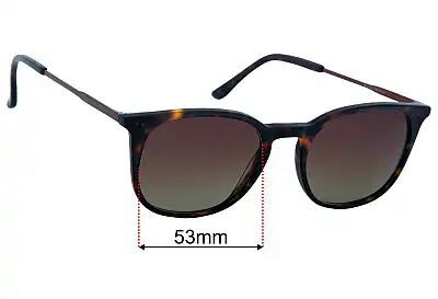Bailey Nelson  Homer L Replacement Lenses 53mm wide 