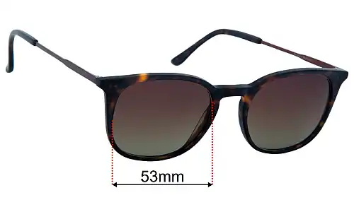 Bailey Nelson Homer L Replacement Lenses 50mm wide 