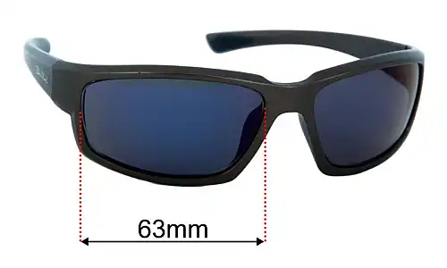 Blue Steel BS4206 Replacement Lenses 63mm wide 