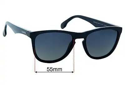 Carrera 5042/S Replacement Lenses 55mm wide 