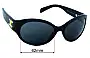 Sunglass Fix Replacement Lenses for Celine Triomphe CL 40271I - 62mm Wide 