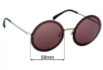 Chanel 4245 Ersatzgläser 58mm wide 