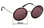 Sunglass Fix Ersatzgläser für Chanel 4245 - 58mm Wide 