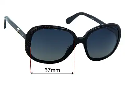 Chanel 5244 Ersatzgläser 57mm wide 
