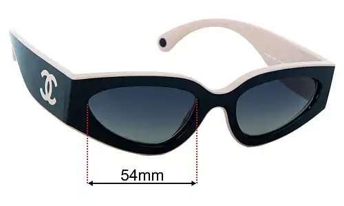 Chanel 6056 Replacement Lenses 54mm wide 