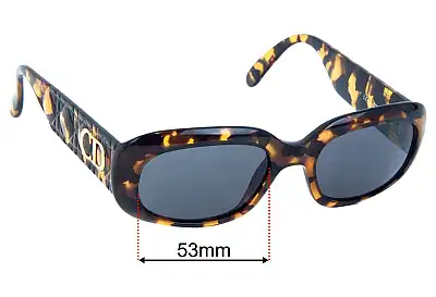 Christian Dior CD2006 Replacement Lenses 53mm wide 