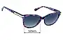 Sunglass Fix Replacement Lenses for Coach HC8132 - 57mm Wide 