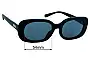 Sunglass Fix Replacement Lenses for Coach HC8358U - 54mm Wide 