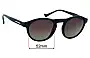 Sunglass Fix Ersatzgläser für Emporio Armani EA4138 - 52mm Wide 