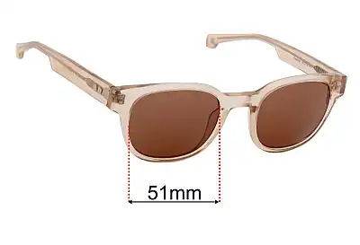 Entourage of 7 Beacon Replacement Lenses 51mm wide 