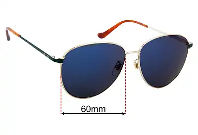 Gucci GG0573SK Ersatzgläser 60mm wide 