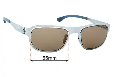 IC! Berlin AMG 03 Verres de Remplacement 55mm wide 