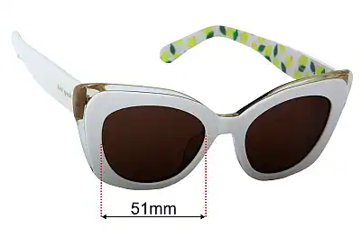 Kate Spade Marigold/S Replacement Lenses 51mm wide 