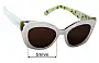 Sunglass Fix Replacement Lenses for Kate Spade Marigold/S - 51mm Wide 