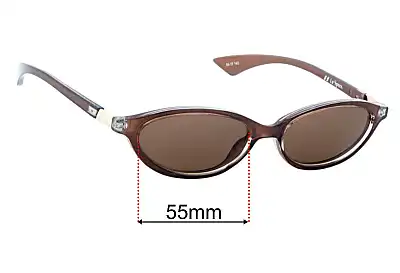 Le Specs Duskfall Replacement Lenses 55mm wide 