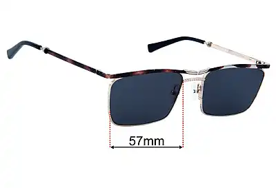 Le Specs Nemesis Replacement Lenses 57mm wide 