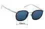 Sunglass Fix Replacement Lenses for Linda Farrow LFL/562/2 - 48mm Wide 
