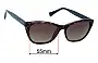 Sunglass Fix Replacement Lenses for Locello  Riley - 55mm Wide 