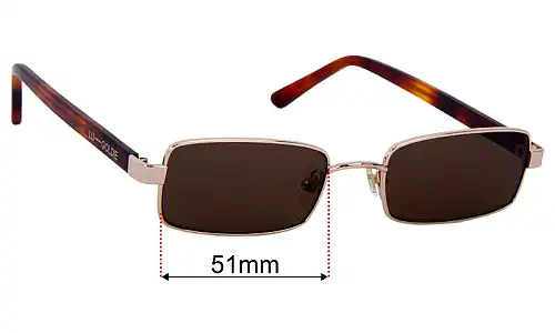 Lu Goldie Nina Replacement Lenses 51mm wide 