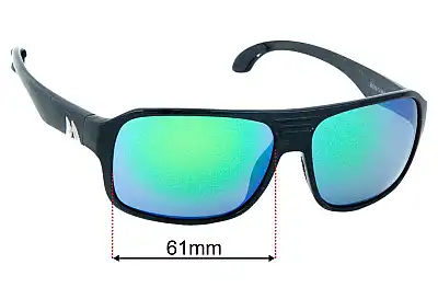 Mako Ronin 9602 Replacement Lenses 61mm wide 