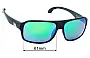 Sunglass Fix Lentes de Repuesto para Mako Ronin 9602 - 61mm Wide 