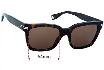 Marc by Marc Jacobs MJ 1010/S Replacement Lenses 54mm wide 