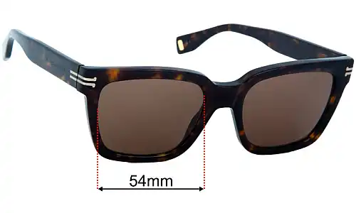 Marc by Marc Jacobs MJ 1010/S Replacement Lenses 54mm wide 