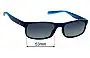 Sunglass Fix Replacement Lenses for Nike 7090 - 53mm Wide 