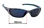 Sunglass Fix Replacement Lenses for Nike EV0344 Haul - 66mm Wide 