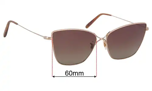 Oliver Peoples OV1288S Marlyse Replacement Lenses 60mm wide 