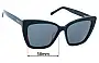 Sunglass Fix Replacement Lenses for Oroton  Jamie - 58mm Wide 
