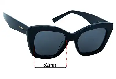 Oroton  Naeva Replacement Lenses 52mm wide 