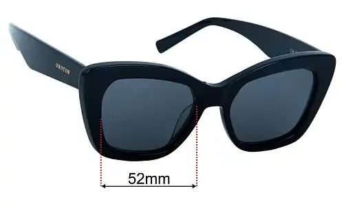 Oroton  Naeva Replacement Lenses 52mm wide 
