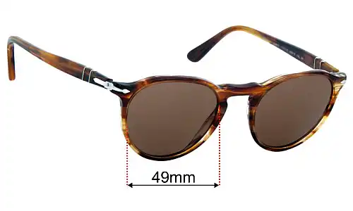 Persol 3286-S Lentes de Repuesto 49mm wide 