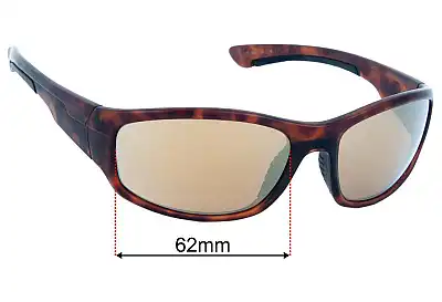 Progear U-1507 Verres de Remplacement 62mm wide 