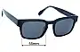 Sunglass Fix Replacement Lenses for Quiksilver 10 - 55mm Wide 