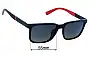 Sunglass Fix Ersatzgläser für Polo Polo PH 4189U - 55mm Wide 