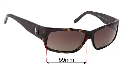 Polo Polo 4001 Replacement Lenses 59mm wide 
