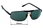 Sunglass Fix Lentes de Repuesto para Ray-Ban RB3303 - 64mm Wide 