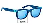 Sunglass Fix Replacement Lenses for Safilo The Ocean Cleanup - 52mm Wide 