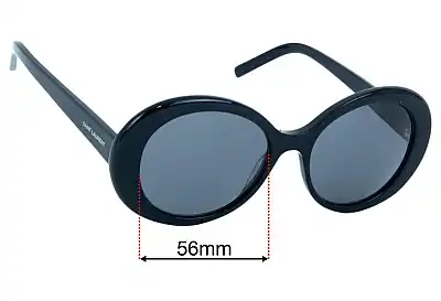 Saint Laurent  SL 419 Replacement Lenses 56mm wide 