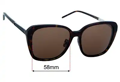 Saint Laurent  SL M78/F Replacement Lenses 58mm wide 