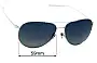 Sunglass Fix Verres de Remplacement pour Salt Francisco - 59mm Wide 